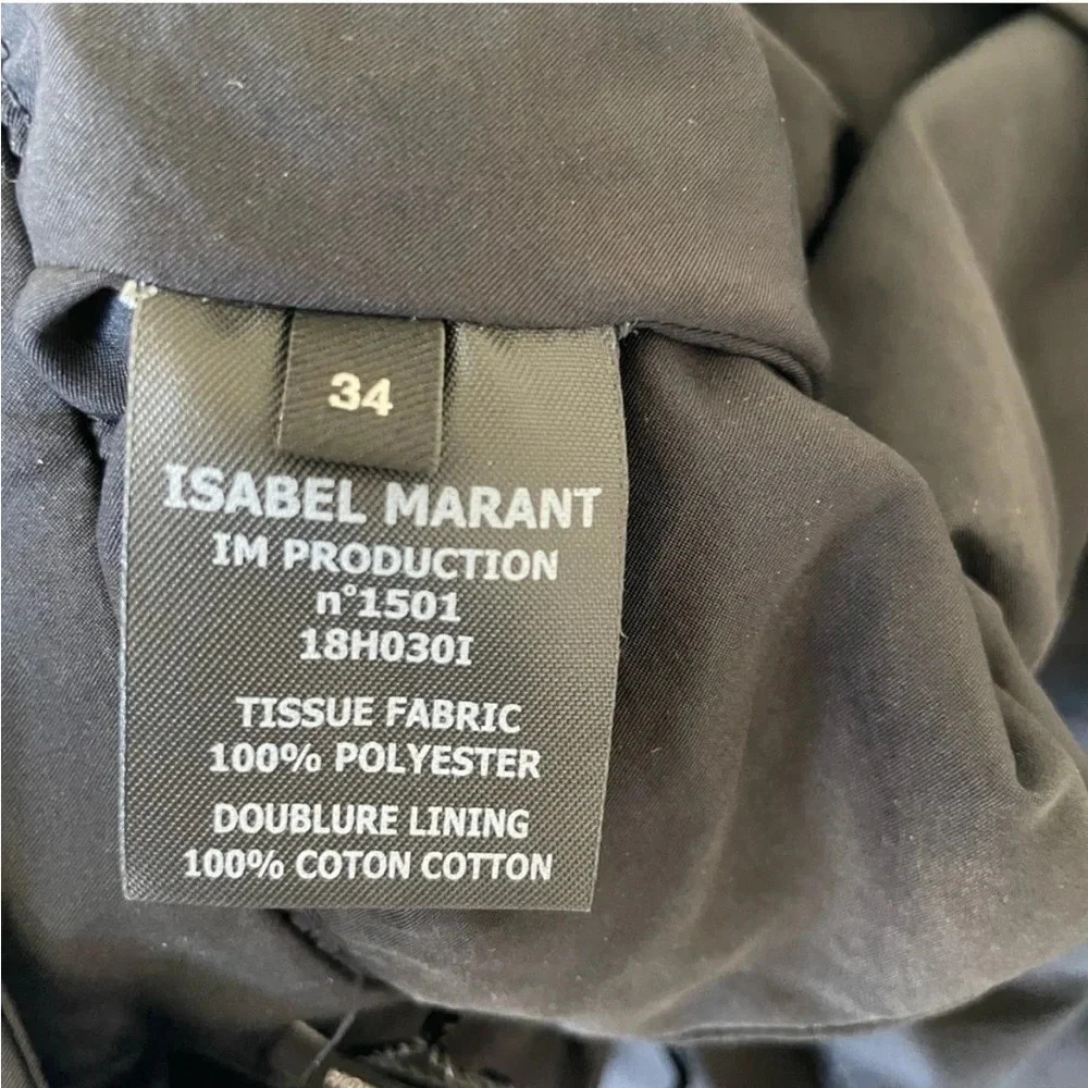 Isabel Marant black ruffle mini skirt - Picture 8 of 12